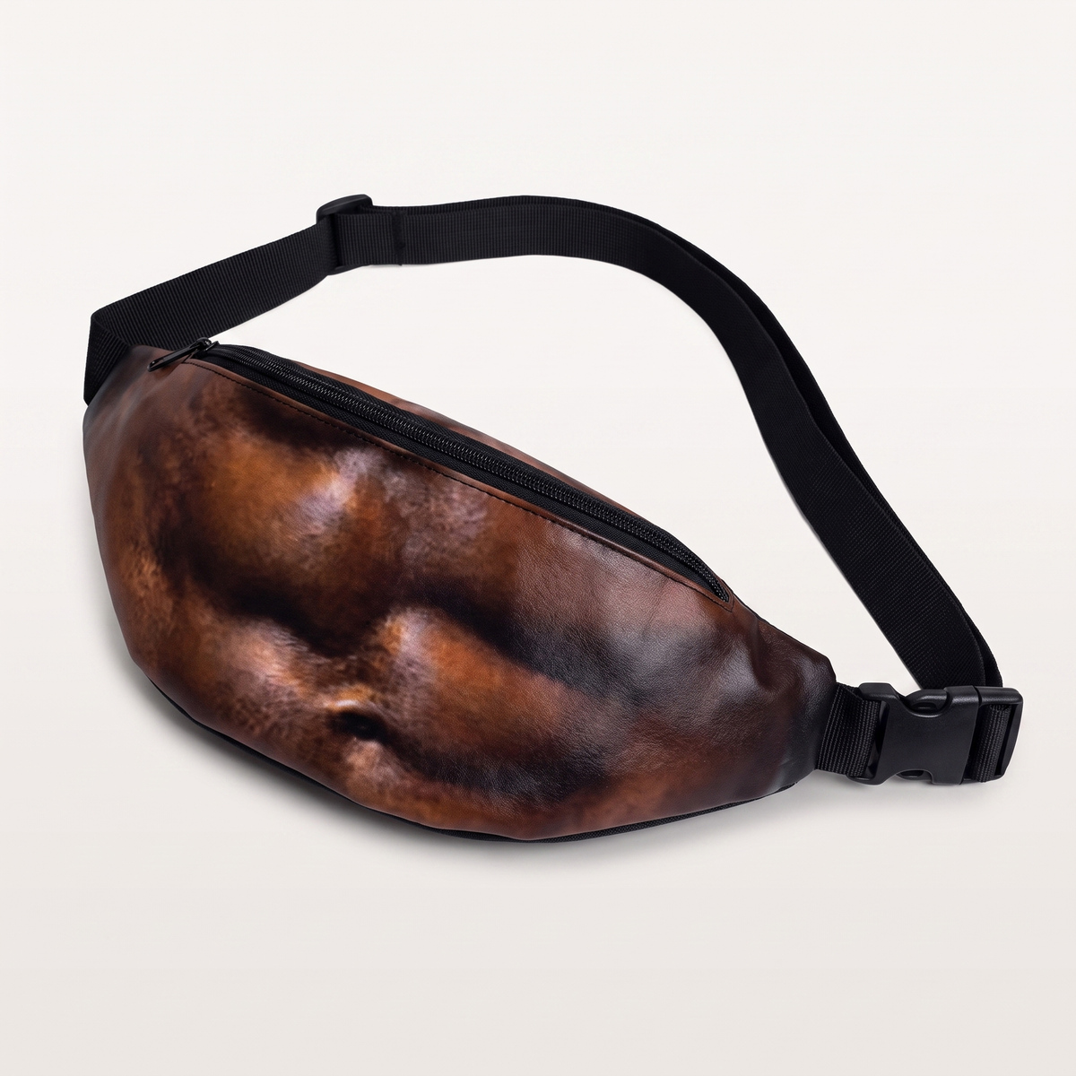 Hank bag, dark six pack abs print
