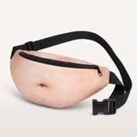 Hank dad bod bag, pale belly print